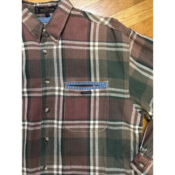 Vintage 90’s Fryday Club by NRK Men's Size Large Heavy 100% Cotton Button Up - Picture 2 of 7